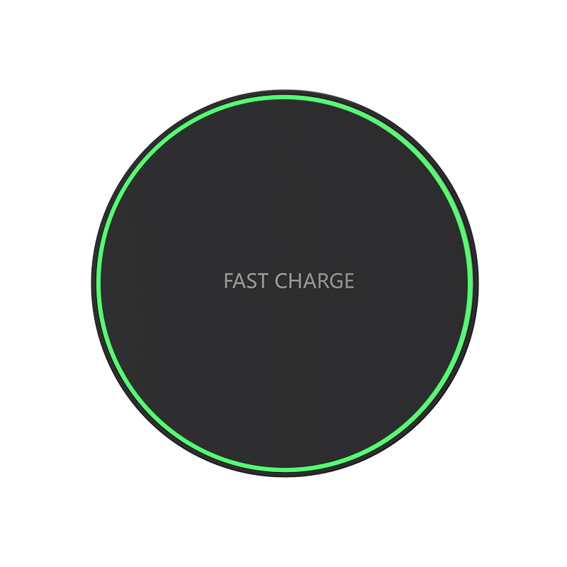 Fast charging pad 10w qi fast wireless charger stand for iphone 13 12 11 HuiWei Samsung s10: black