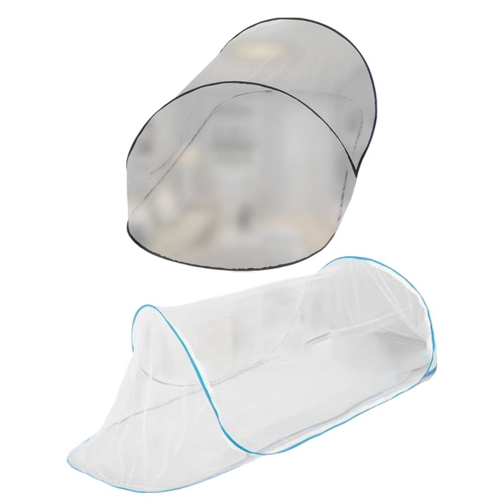 Pop-Up Mosquito Net Tent with Zipper Foldable Mosquito Net Portable Folding Mosquito Netting for Camping Backyards