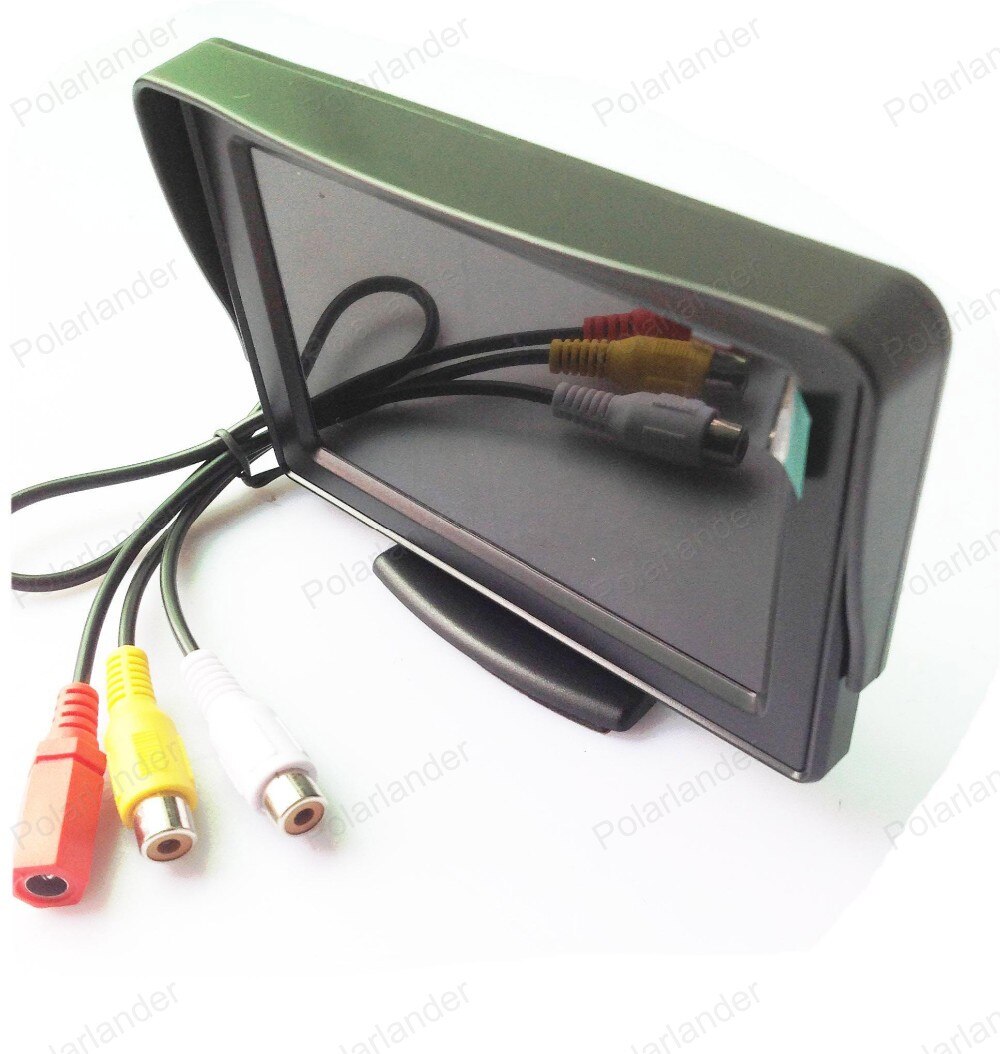 4.3 inch 480x234 2 AV input Car Rear View LCD Monitor with rearview reverse Camera parking System on-board Display