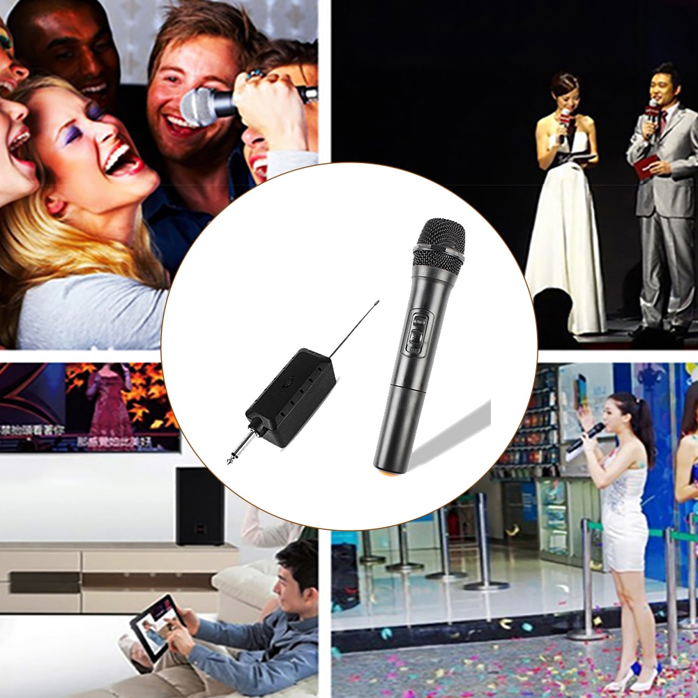 High definition lyd pc offentlig tale håndholdt trådløs mikrofon firkantet dans karaoke sang foredrag