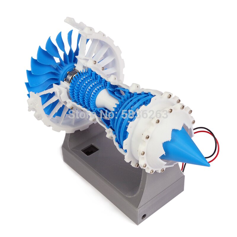 Moteur aéromoteur imprimé en 3D, Type Turbofan, Type ordinaire et électrique, bricolage,
