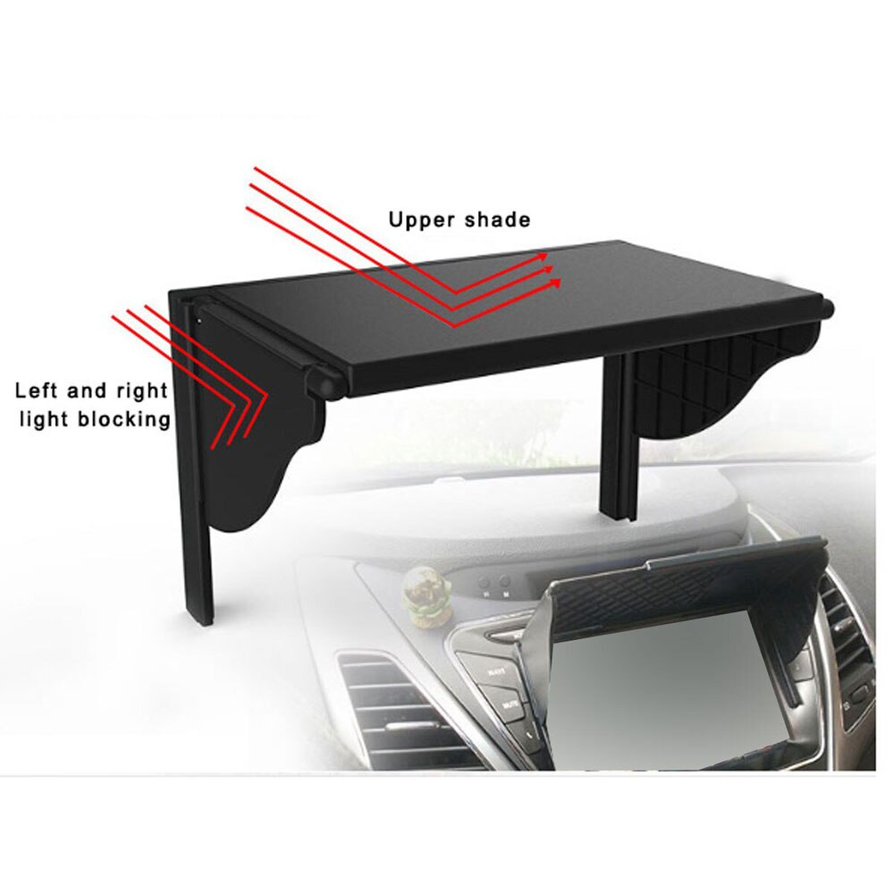 Automobile Universal Navigator Sun Visor Car Central Dashboard GPS Navigator Display Sunshade Sun Shade Visors Light Cover