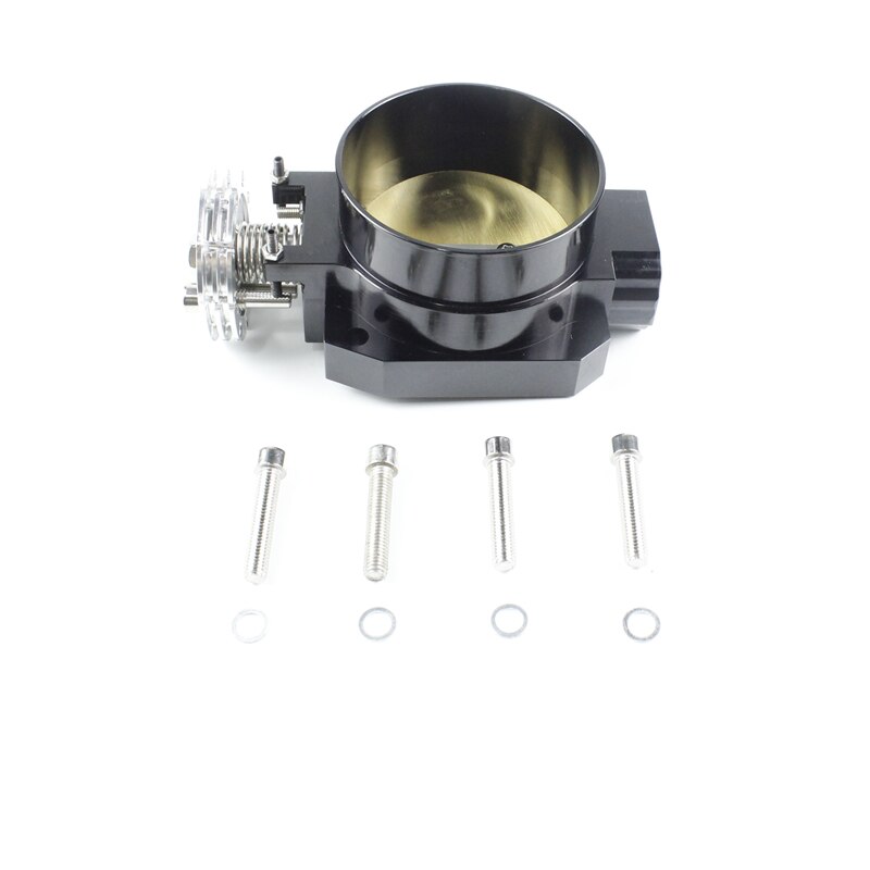 RB25 R32 R33 Throttle Body for Nissa* Skyline RB26 R34 Gloria 80mm High flow performance intake manifold: Black