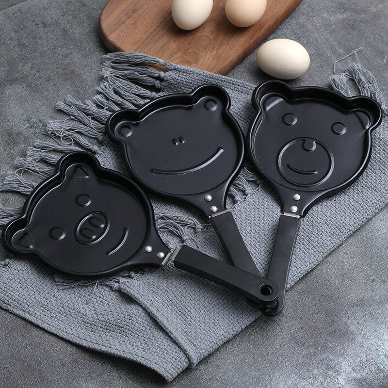Mini Egg Breakfast Fryer Multi-styles Non-stick Pan Pancakes Crepe Pan Molds For Home Kitchen HANW88