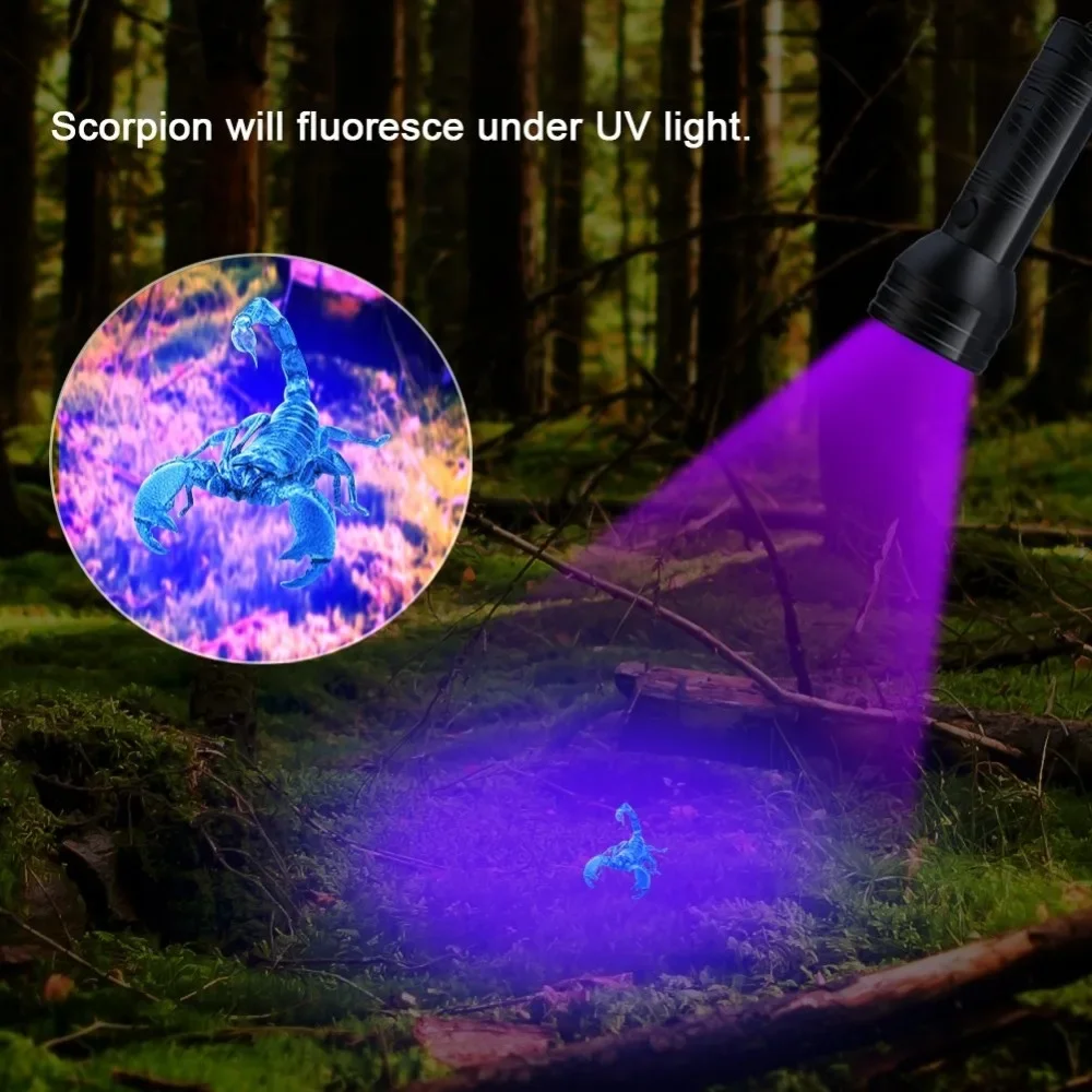12/21/51 LED tragbare UV-Taschenlampe, Schwarzlicht, 395 NM, UV-Taschenlampe, Schwarzlicht-Detektor für Hundeurin, Haustierflecken und Bettwanzen