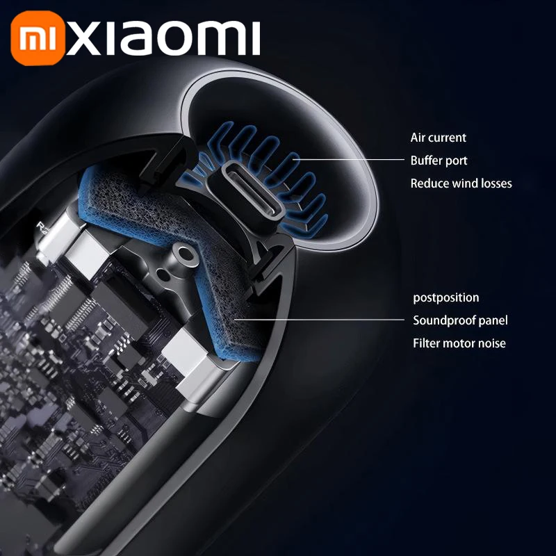 Xiaomi carro aspirador de pó portátil 2-em-1 portátil sem fio aspirador de pó portátil casa carro dupla utilização aspirador de pó novo