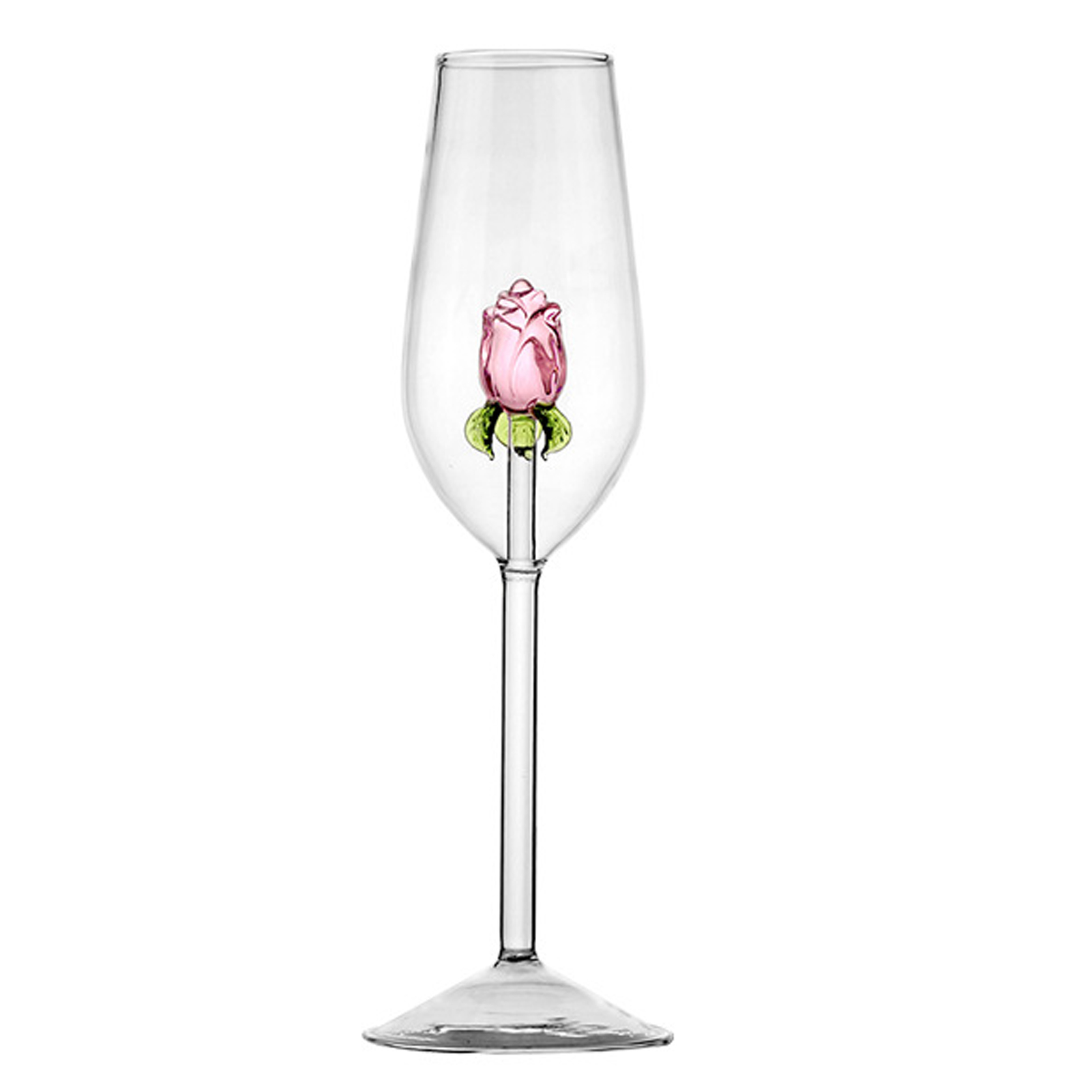 Håndblæste rosérødvinsglas 7.4/10/22oz krystalvinsglas med lang stilk vandcocktail highballglas barglas: Beige