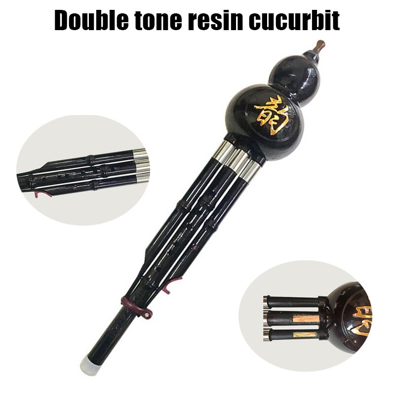 Kalebass cucurbit flöjt kinesiskt musikinstrument för nybörjare musikälskare  x85