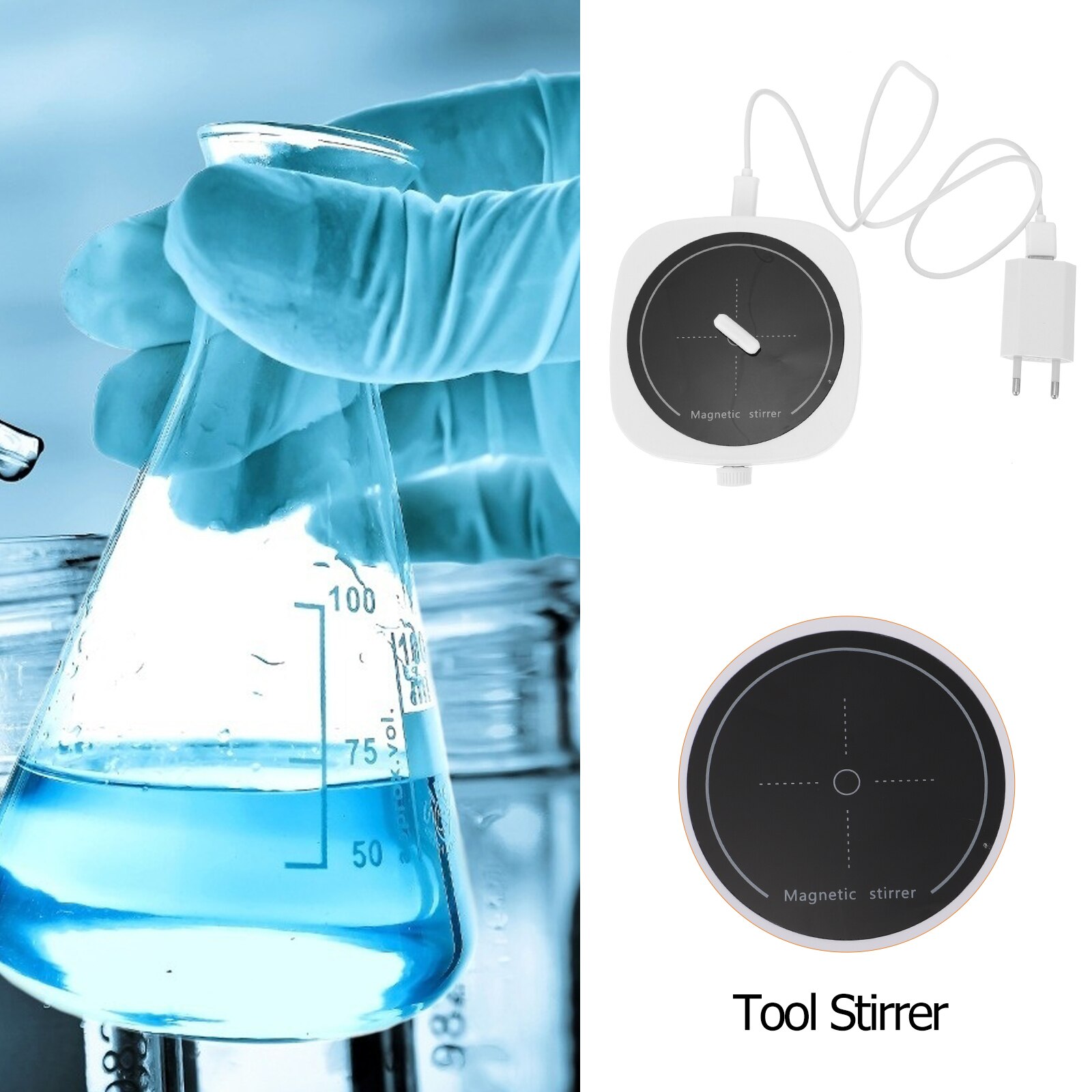 Universal Small Magnetic Stirrer Laboratory Magnetic Stirrer Mixer Plug