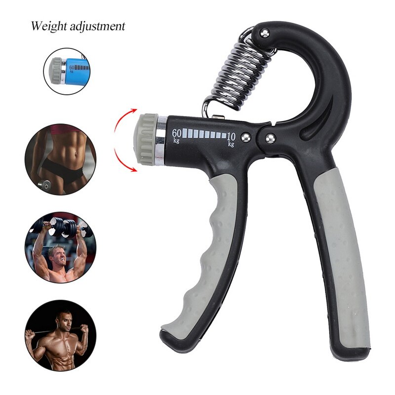 5-60Kg Gym Fitness Hand Grip Mannen Verstelbare Vinger Zware Exerciser Sterkte Voor Spier Herstel Hand Gripper Trainer: Oranje
