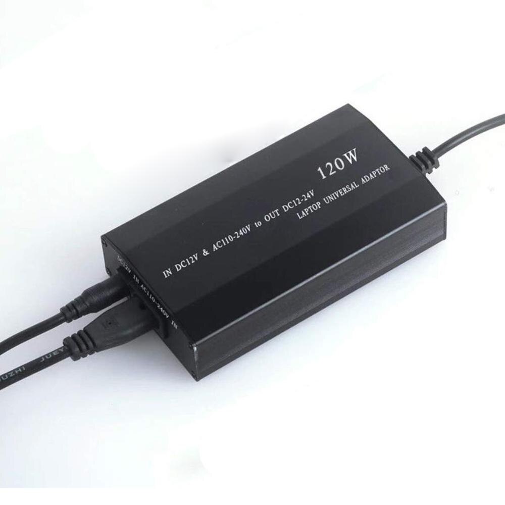 Universal 34Tips 120W 12V Notebook Charger Power Adapter for Laptop Mobile Car Adjustable Portable Charger Laptops US Plug