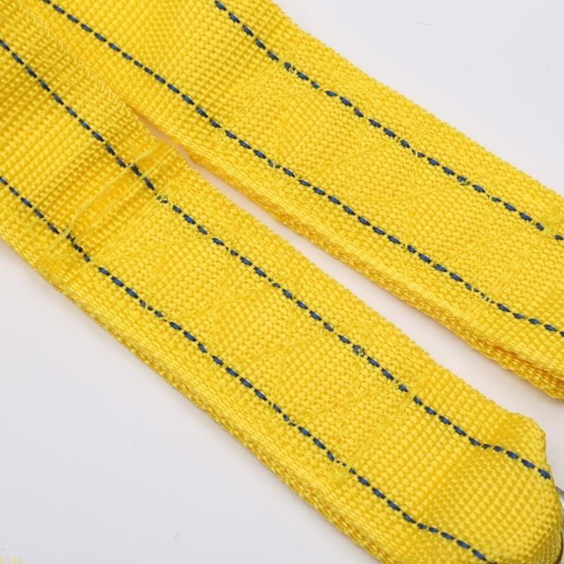 U13a 4m 5 ton autoshokkabel slepen touwband gesmede stalen haken weg terugwinning trailer lierkabel