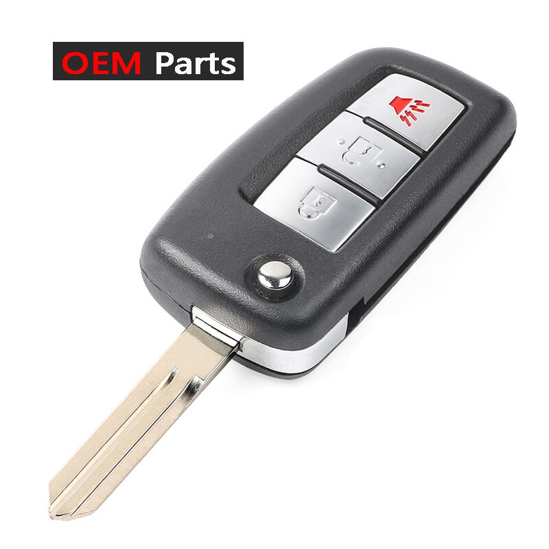 KEYECU 434MHz PCF7961M Chip CWTWB1G767 OEM / Replacement Flip 3 Button Remote Key Fob for Nissan Rogue: OEM Parts