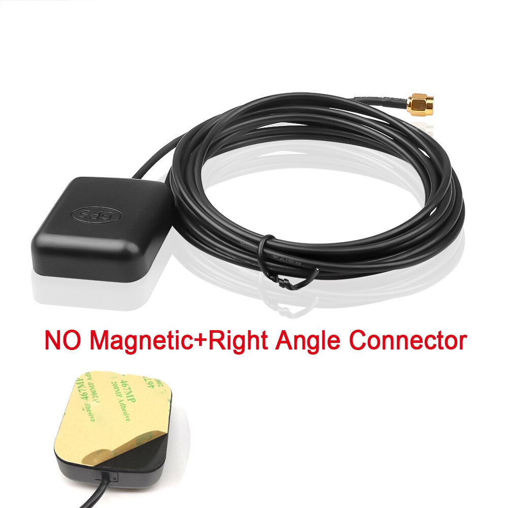 SMA Car GPS Aerial Navigation Positioner Antenna Auto Locator Signal Amplifier Receiver SMA Connector 3 Meters 1575.42MHz: Default Title