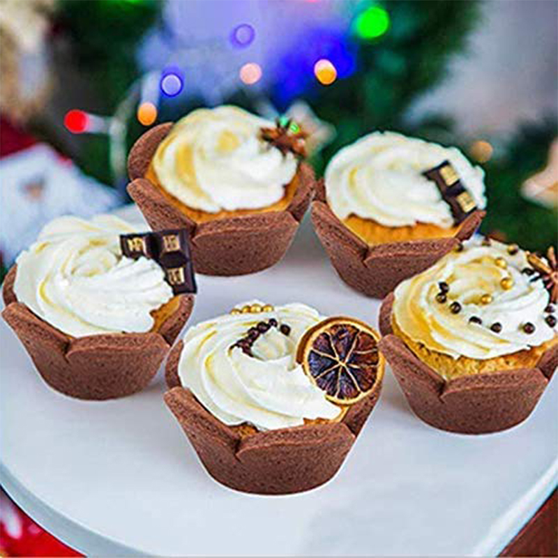 Mini Cupcake Pan Set For Baking Include Tartle Tamper Round Cookie Cutter 6/12 Holes Muffin Tray Pastry Tools Accessories A003