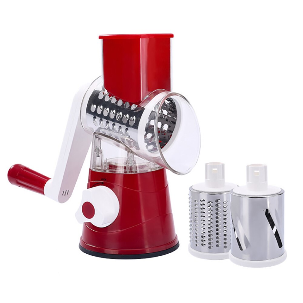 Food Processor Vegetable Chopper Kitchen Roller Gadgets Tool Vegetable Cutter Round Slicer Graters Potato Carrot Cheese Shredder