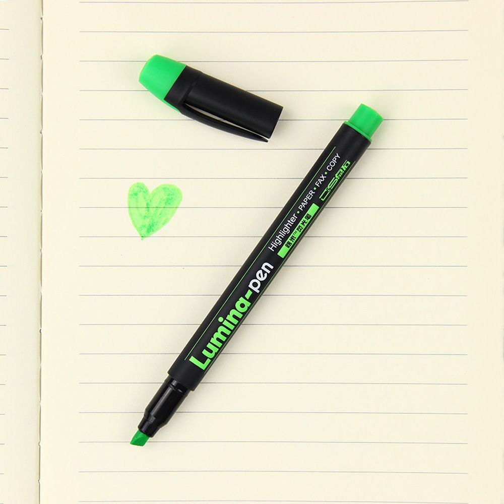 Lumina pens Highlighter for paper copy fax DIY drawing Marker pen Stationery office material School supplies
