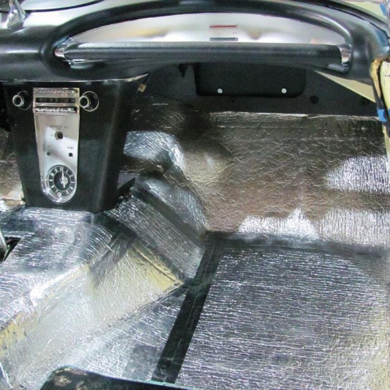 50x100cm Car Truck Firewall Heat Sound Deadener Insulation Mat Noise Insulation Wool Car Heat Sound Thermal Proofing Pad