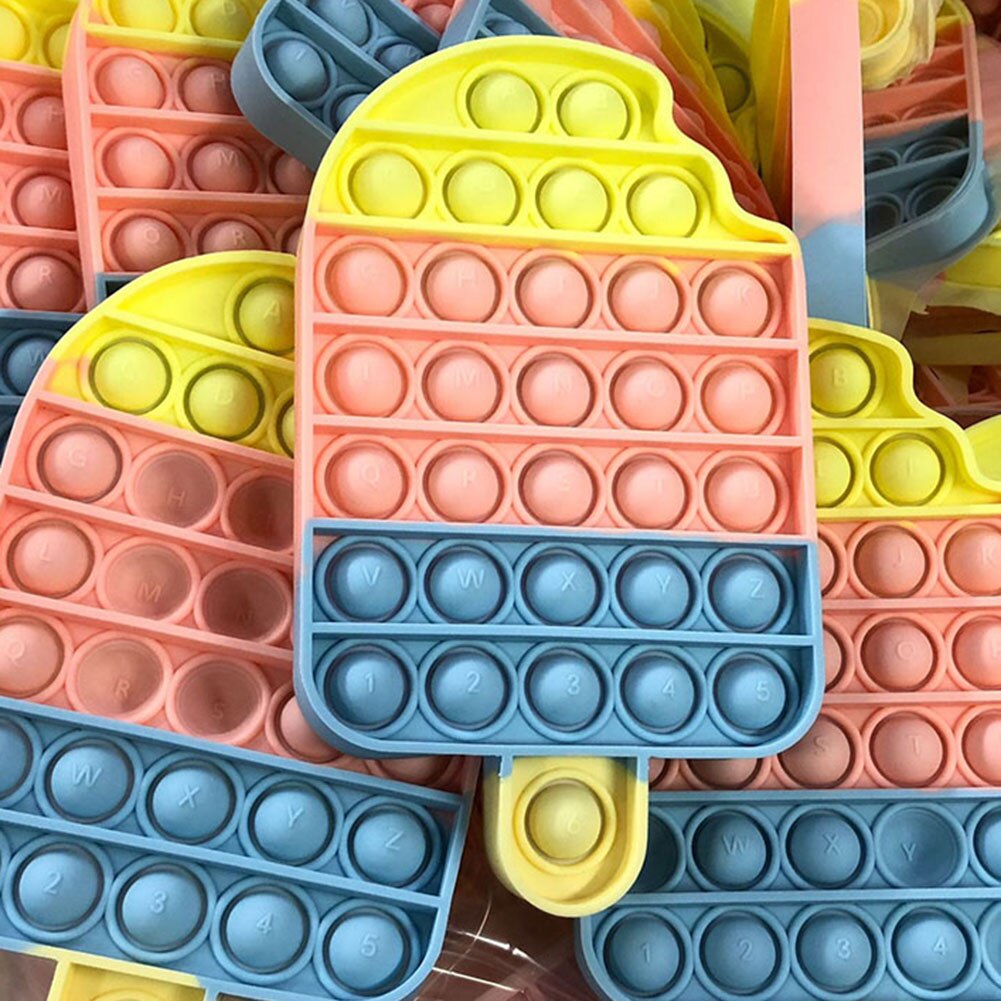 Stressabbau Zappeln Spielzeug Silikon Erwachsene Anti betonen Eis drücken-blasiert Spielzeug Lustige Langsam Sanft Kind Dekompression Bälle