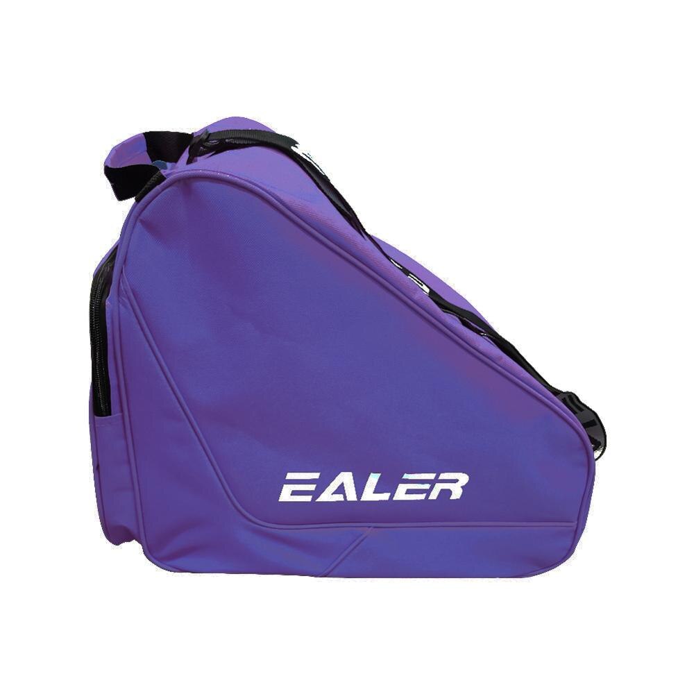 Hockey hielo y en línea bolsa para monopatín-Bolsa de superior para llevar patines de hielo, patines de ruedas, patines en línea para niños y adultos: Púrpura