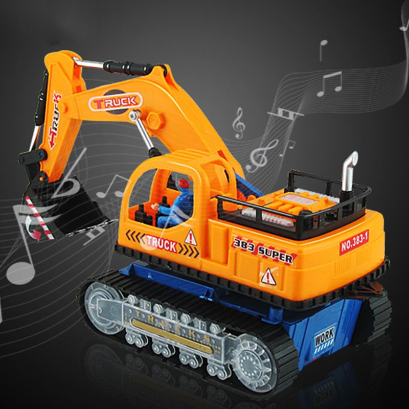 ColorBaby Teamsterz Excavadora Desmontable Con Destornillador Eléctrico – 18 Meses+ – Pilas Incluidas