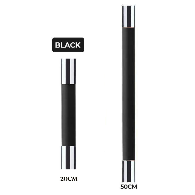 Universele Schuimende Extension Tube 360 ° Draaibaar Gratis Buigen Kraan Verlenging 1/2 'Extender Wassen Splash Hoofd Voor Wastafel fa: Black / 50cm