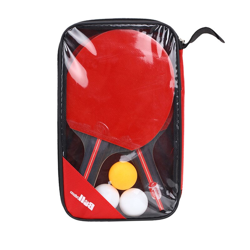 Table Tennis Racket Horizontal Shot Sporting Goods Beginner Training Ping Pong Board Set Two Shots Training With Three Balls
