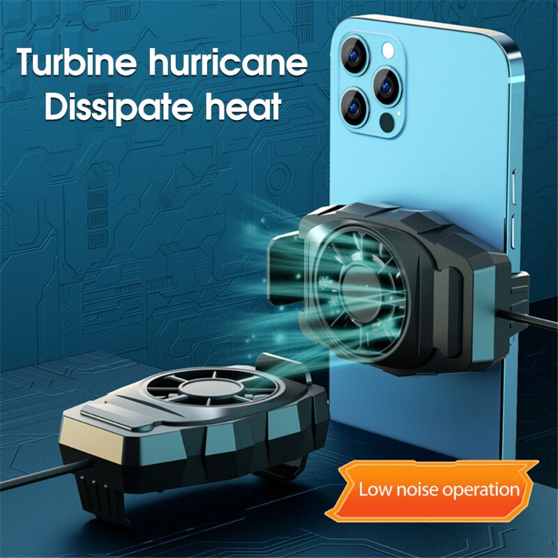 Universal Mobile Phone USB Game Cooler System Cooling Fan Gamepad Holder Stand Radiator