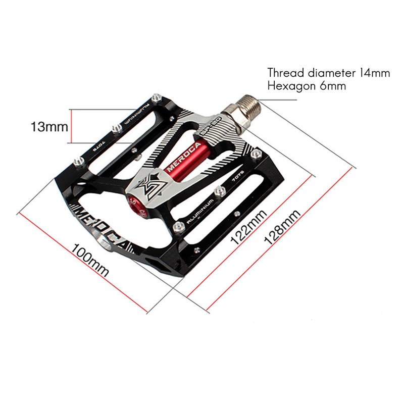 BONMIXC MTB Pedalen Lichtgewicht Fiets Pedalen Platte Voor Racefiets Nylon Lime Groen Mountainbike Pedalen Antislip 9/16