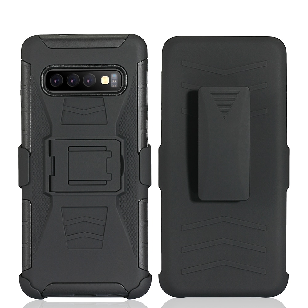 Fundas duras de teléfono a prueba de golpes para Samsung Galaxy S7/S5/S6/S7 Edge S8 S9 10, funda resistente con Clip para cinturón de impacto