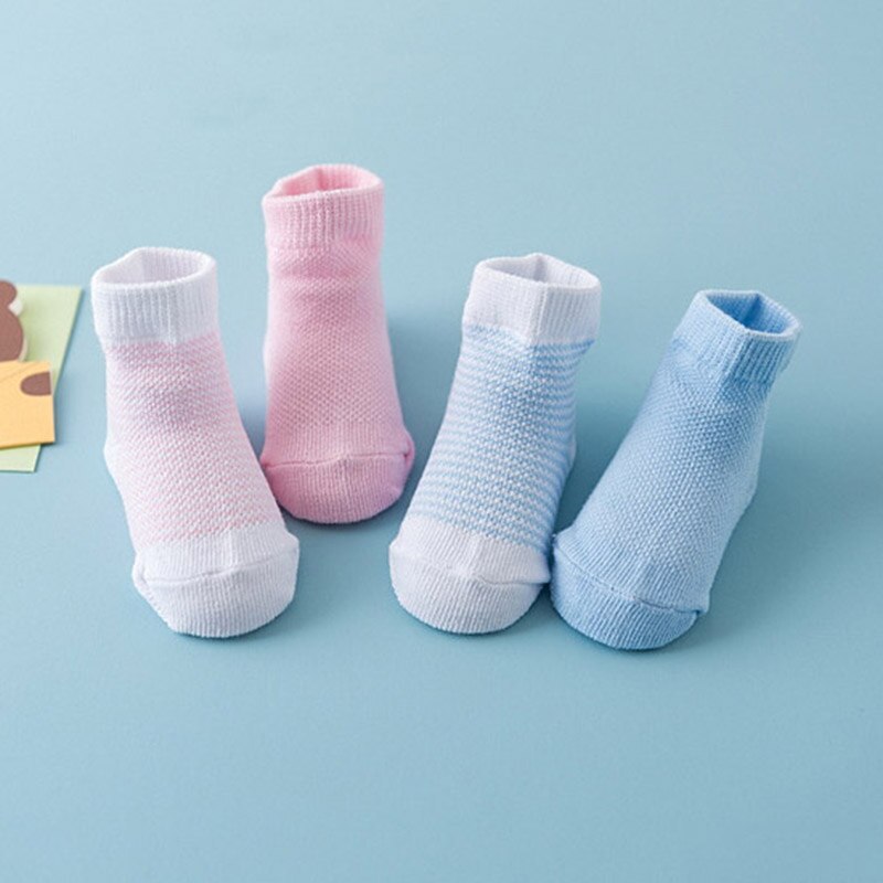 4 pares meias recém-nascidos conjunto de luvas de algodão macio bebê menina menino meias anti-risco rosto do bebê mittens meias