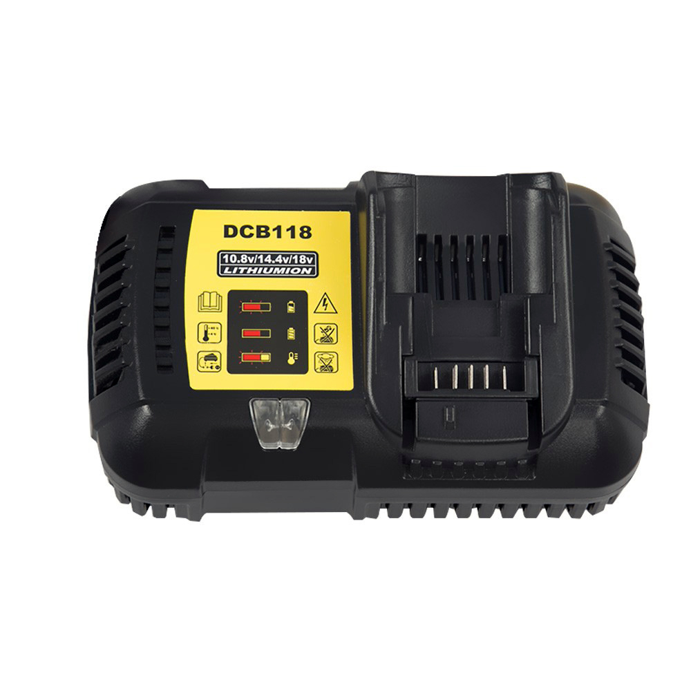 110V-220V AD/DC adaptador de 12V cargador de energía para Dewalt 12V 14,4 V 20V batería de 60V DCB105 DCB015 DCB105 DCB118 DCB101 nos enchufe de la UE