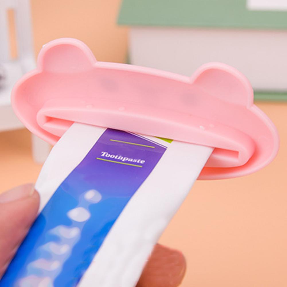 1Pc Toothpaste Squeezer Cute Cartoon Animal Toothpaste Squeezer Cosmetics Bathroom Tube Dispenser