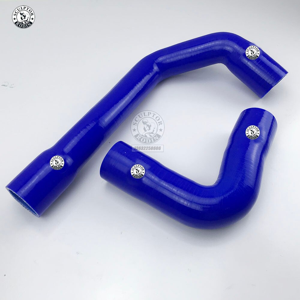"Silikon Kühler Schlauch Bausätze FÜR BMW E39 (2Stck) verrotten/Blau/Schwarz: K8-141 Blau
