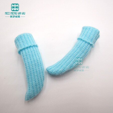 1/6 blyth Azone accesorios de ropa para muñecas calcetines de caramelo de rosa, rojo, azul, caqui: XB--XW--004--H