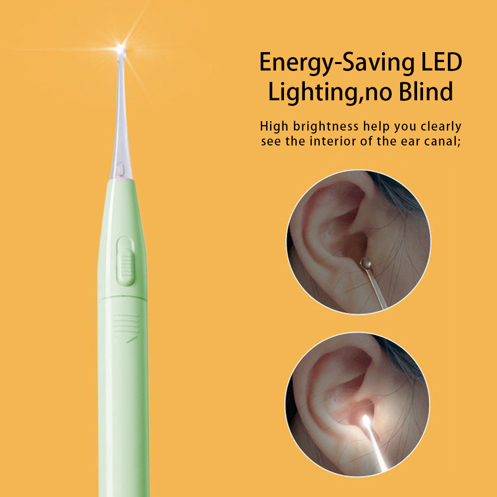 Cure-oreilles en silicone pour bébé, cure-oreilles lumineux, élimination de la cire, Curette légère, doux, soins de santé