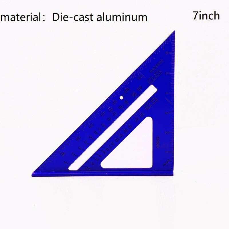 7 "Grote Vierkante Aluminium Hoek Meten Snelheid Dikker Meten Heerser Mijter Voor Timmerman Houtbewerking