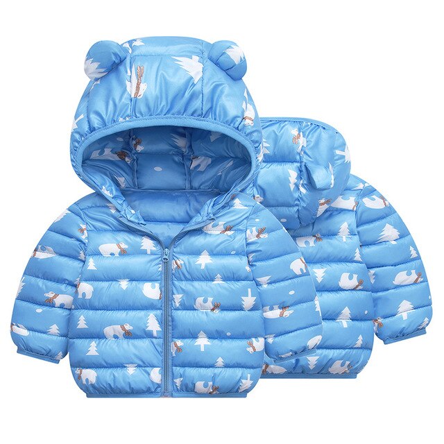 Medoboo Dikke Warme Baby Kleding Winter Jumpsuit voor een Jongen Meisje Pasgeborenen Snowsuit Overall Overalls Kinderen Kindje Jas Jas: ME0188-blue / 24M
