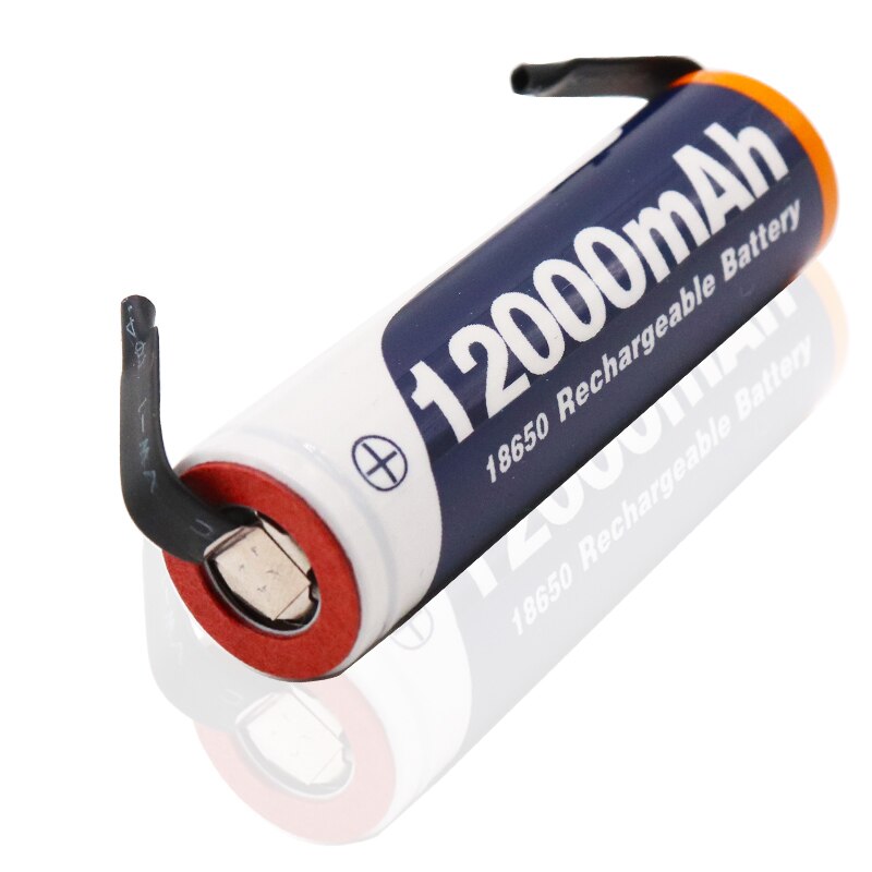 18650 akku 3,7 in 18650 12000 mAh kapazität lithium-ionen akku für taschenlampe batterie + diy n