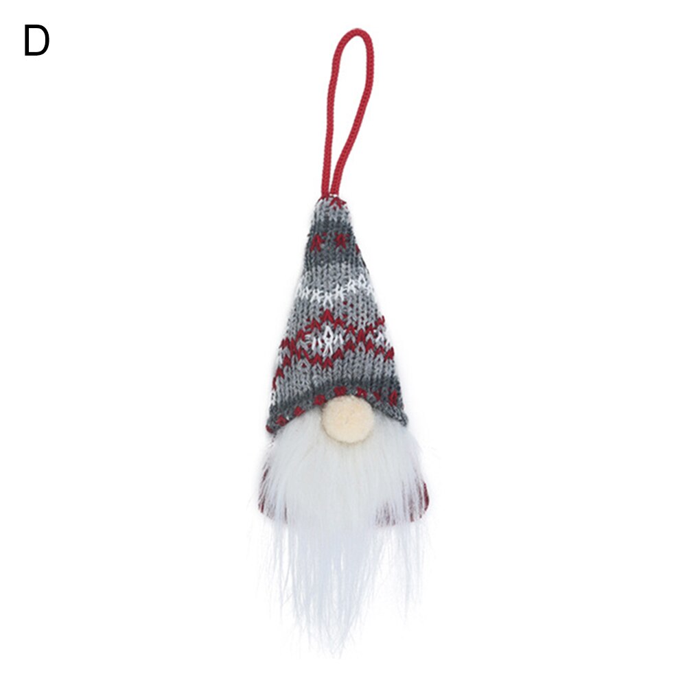 Kerst Gnome Santa Faceless Pop Opknoping Hanger Leuke Hoed Decoratie Kid Opknoping Ornamenten Xmas Decor Voor Thuis: D