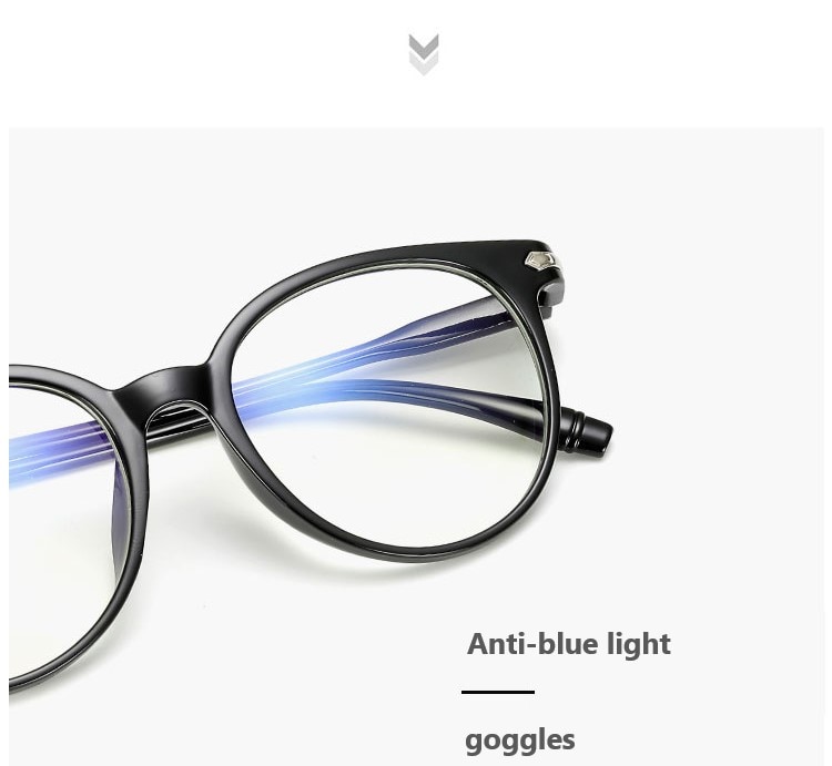 Cat eye kvinder anti-blå briller mænd computerspil beskyttelsesbriller stel kvinder komfortable unisex kontorbriller