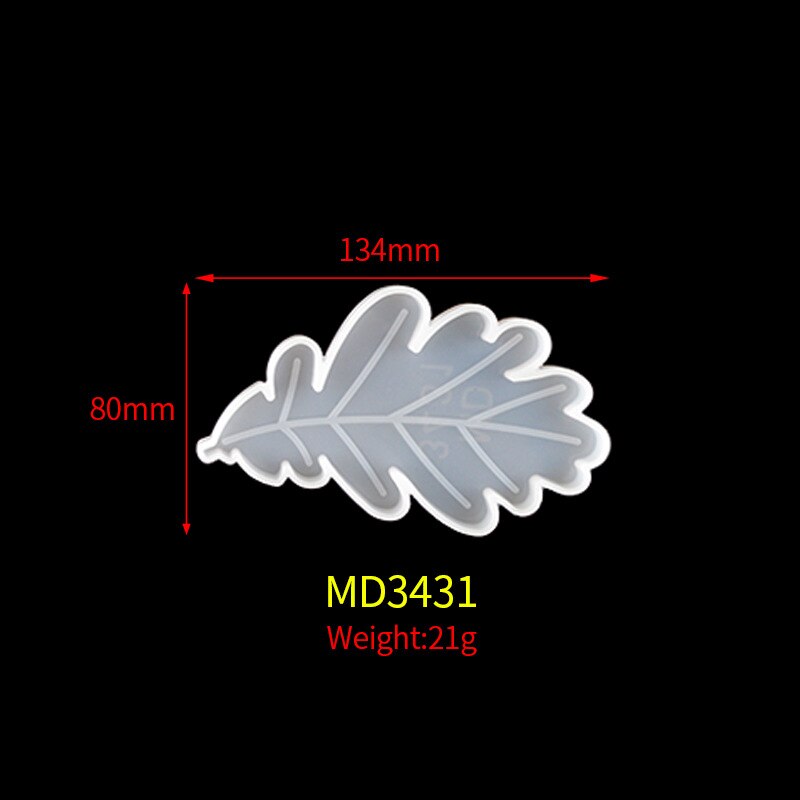 Leaf coaster resin mold DIY handmade crystal glue mold silicone wine rack maple leaf coaster silicone mold: MD3431