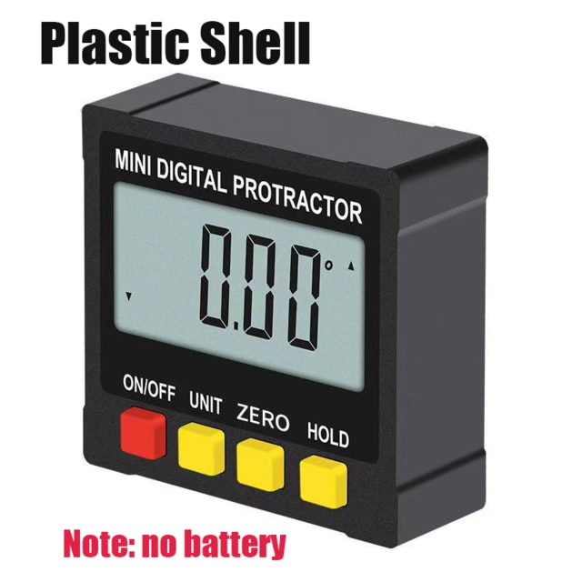 360 stopni kątomierz goniometr elektroniczny goniometr cyfrowy kątomierz inklinometr narzędzia robić obróbki drewna przyrządy pomiarowe: plastikowy