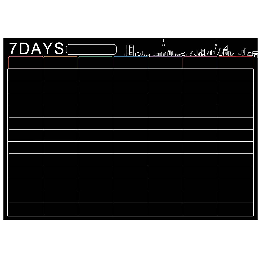 A3 Magnetische Wekelijkse & Maandelijkse Planner Whiteboard Magneet Flexibele Dagelijks Bericht Tekening Koelkast Bulletin White Board: 12