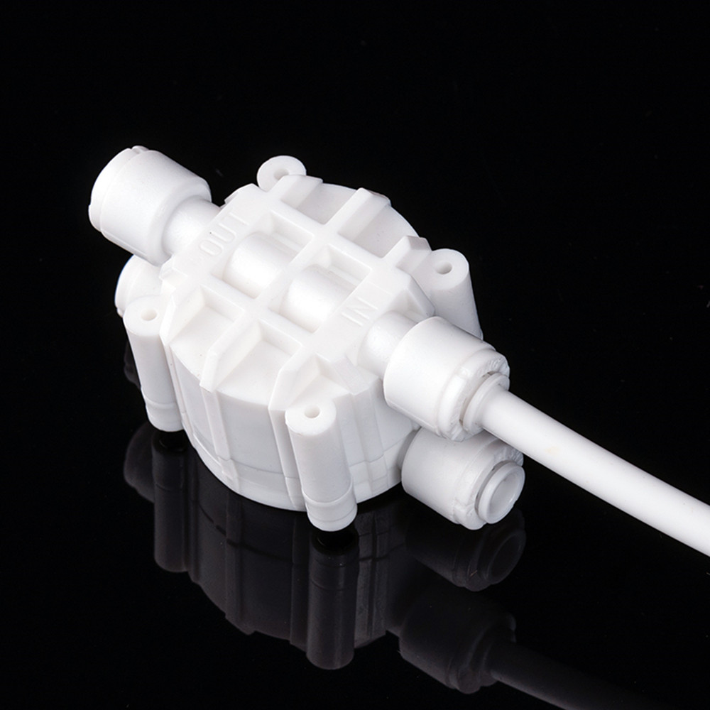 Water Filter Parts 1/4" OD tube Auto Shut Off 4 Way Valve Pressure Regulator Aquarium Water purifier Reverse Osmosis machine