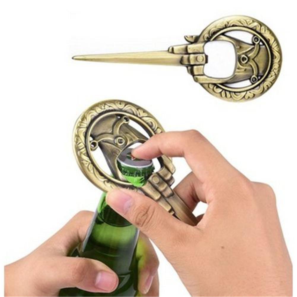 King's Scepter Vormige Flesopener Sleutelhanger Pocket Mini Lichtgewicht Flesopener Cap Remover Tool voor Reizen Huishouden