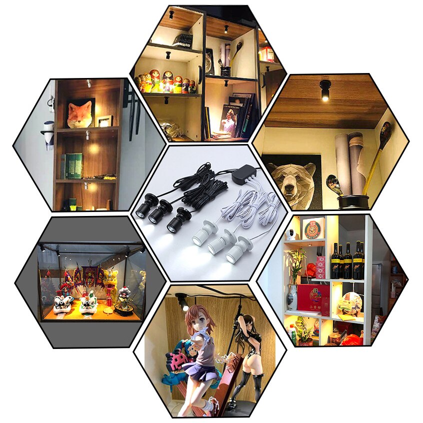Mini Led Spot Downlight 1W 5V Usb Dimbare Spotlight Model Display Wijn Kast Kleine Mini Teller Hand-run Tentoonstelling Case