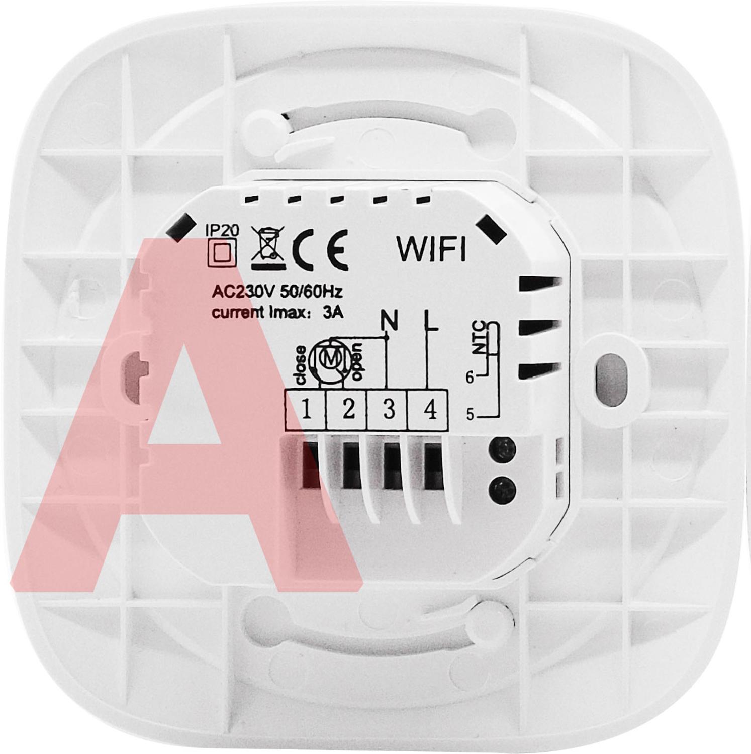 HESSWAY TUYA, termostato digital inteligente WIFI, Interruptor de control de temperatura para la calefacción y el agua: A. Electric actuator