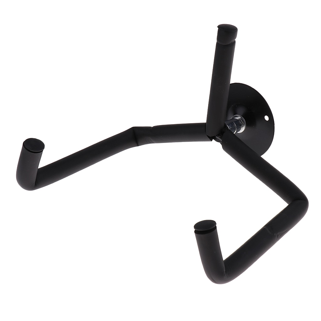 Duurzame Metalen Horizontale Muur Hanger Haak Slatwall Stand Met Spons Split Stijl Voor Gitaar Bas Banjo Accessoire