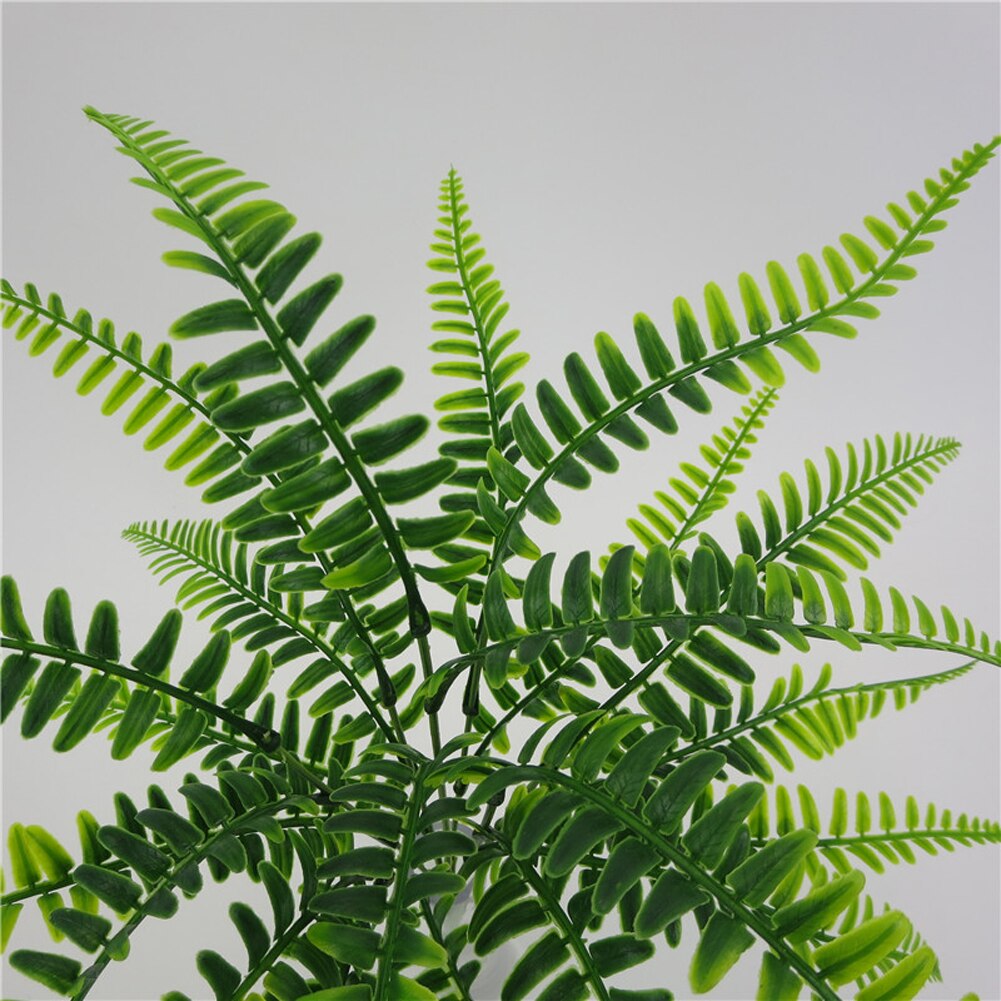 7 Fork Simulation Fern Grass Green Plant Artificial Fern Persian Leaves Flower Wall Hanging Plants Home Wedding Shop Decoration